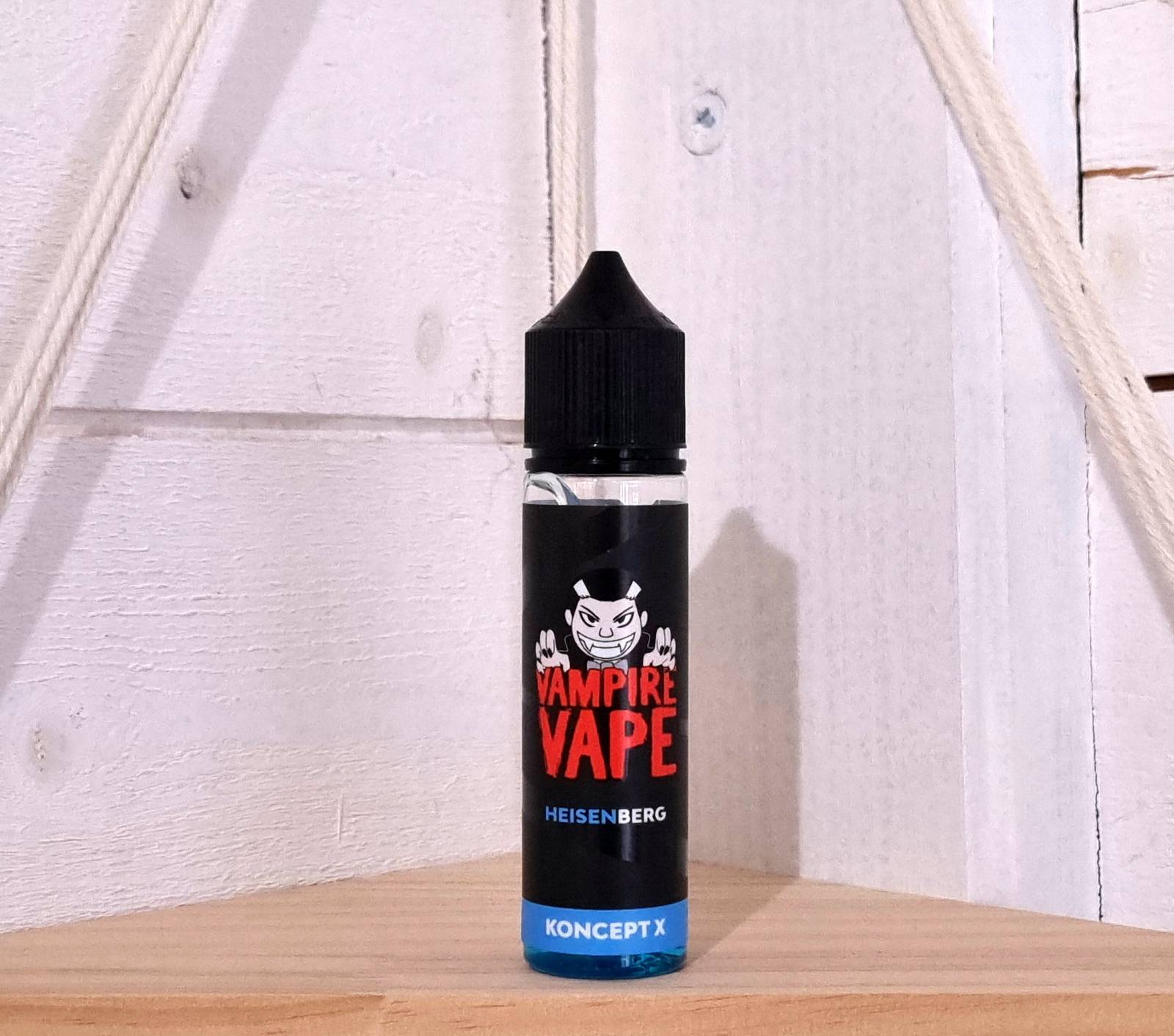 E-liquide Heisenberg Vampire Vape 50ml sans nicotine chez Electro-smoked à Chuzelles