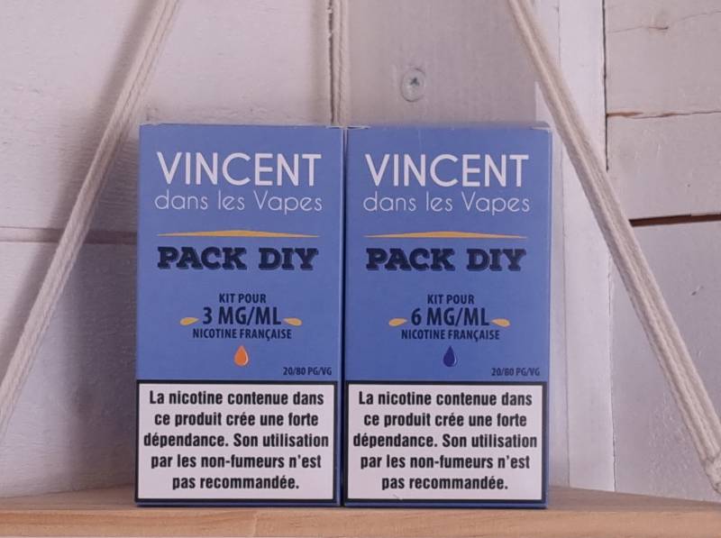 Pack DIY Vincent dans les vapes 125ml chez Electro-smoked à Chuzelles